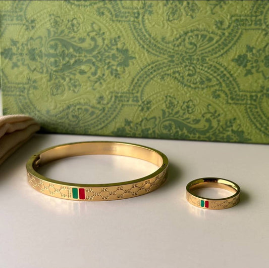 Gucci Bangle & Ring (Combo)