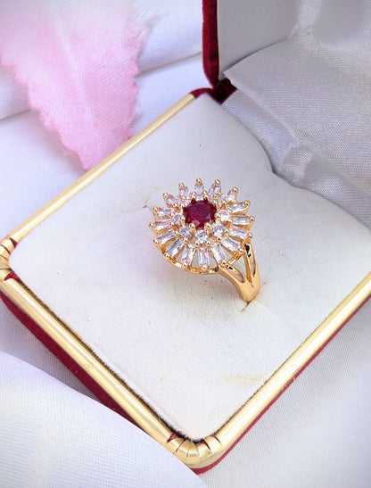 Zircon Luxury Adjustable Ring